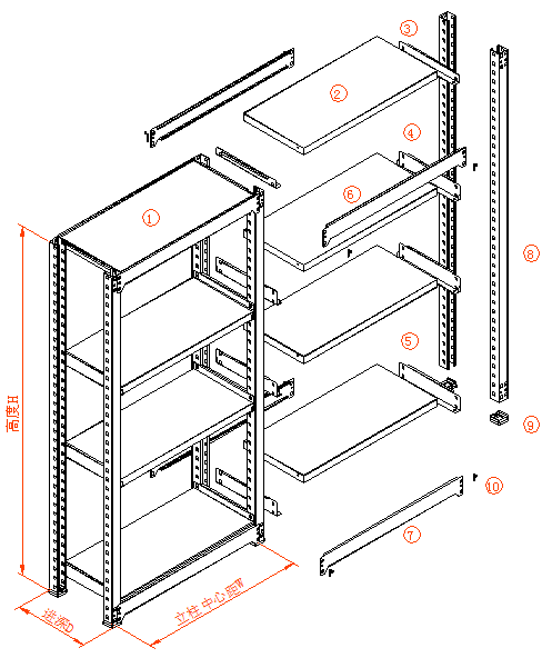 Boltless Shelving-Mini Span Shelving